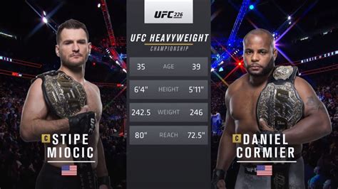 ufc fight night 226|ufc 226 miocic vs cormier.